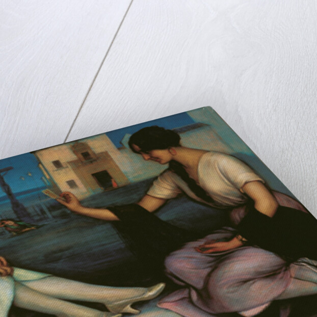 Fortune-telling by Julio Romero de Torres