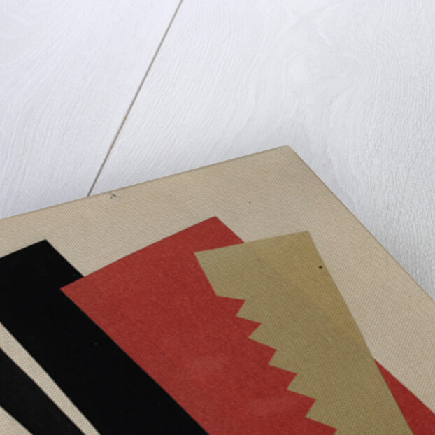 Composition (Red-Black-Gold) by Lyubov Sergeyevna Popova