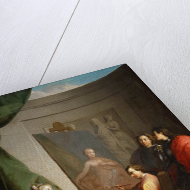 Apelles Painting Campaspe by Nicolas Vleughels