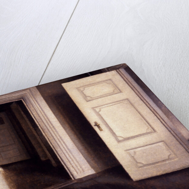 Open Doors by Vilhelm Hammershøi