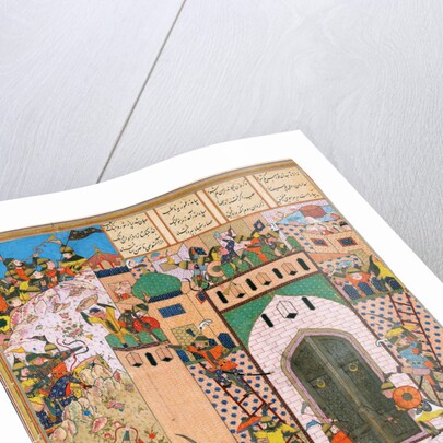 Shah Anushirvan Captures the Fortress of Saqila by Iranian master