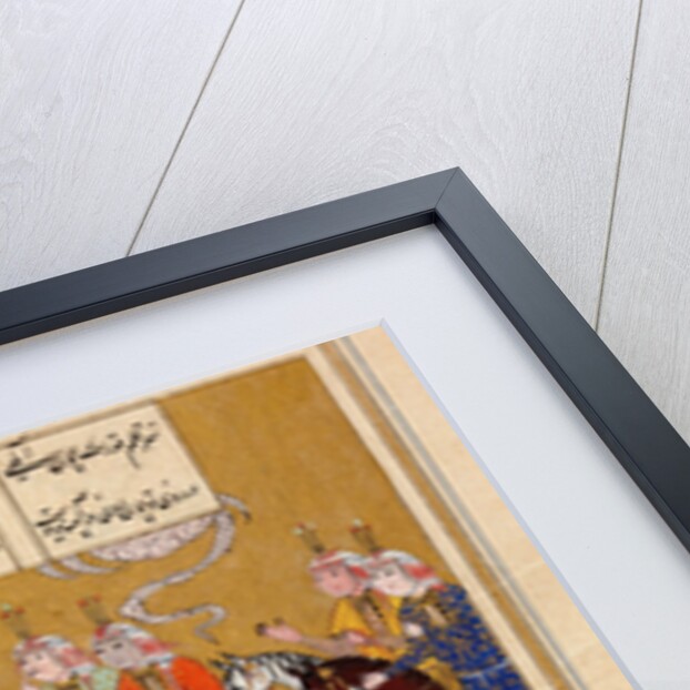 Shirin Visiting Farhad by Iranian master