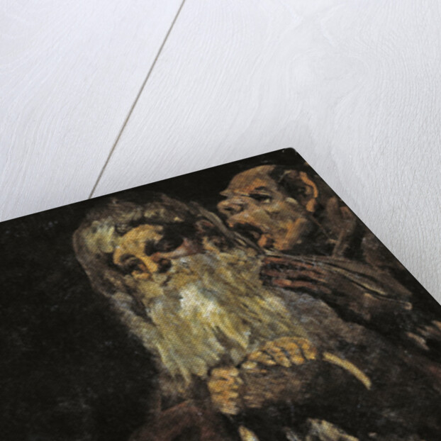 Two Old Men (Two Monks) by Francisco de Goya