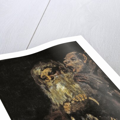 Two Old Men (Two Monks) by Francisco de Goya