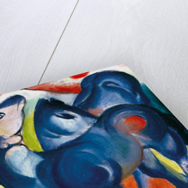 The Blue Foals by Franz Marc