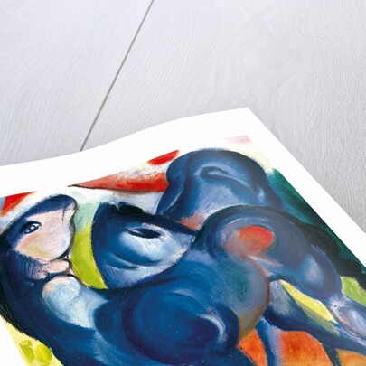 The Blue Foals by Franz Marc