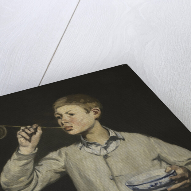 Boy Blowing Bubbles by Édouard Manet
