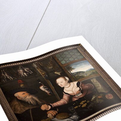 The Ill matched Couple by Lucas Cranach the Elder