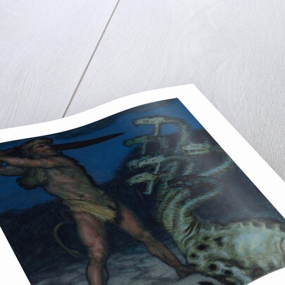 Hercules and Hydra by Franz Ritter von Stuck