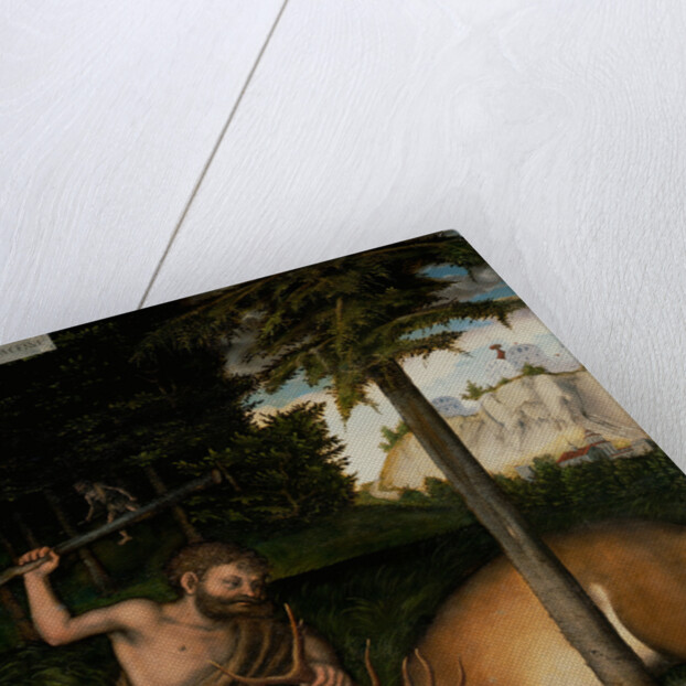 Hercules capturing the Ceryneian Hind by Lucas Cranach the Elder