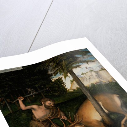 Hercules capturing the Ceryneian Hind by Lucas Cranach the Elder