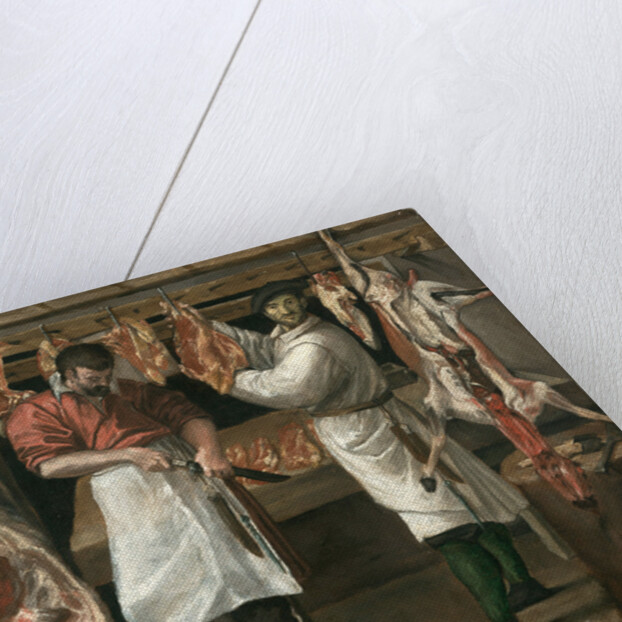 The Butchers Shop by Annibale Carracci