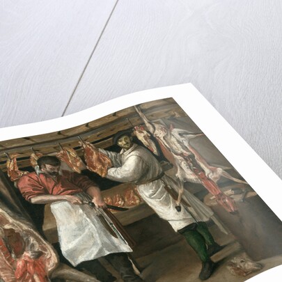 The Butchers Shop by Annibale Carracci