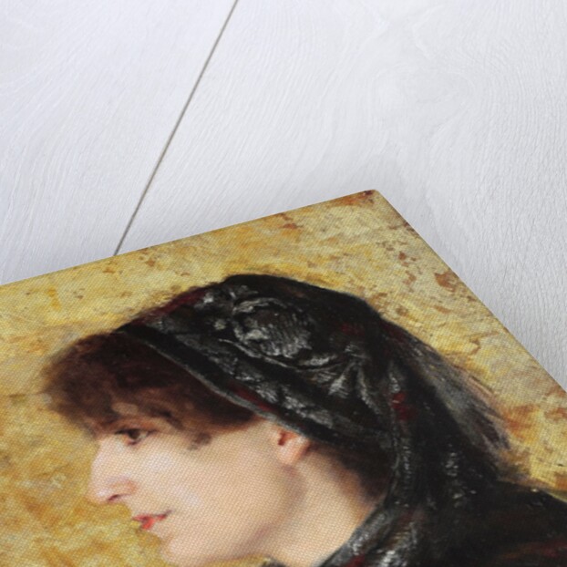 Portrait of Naile Hanim by Osman Hamdi Bey