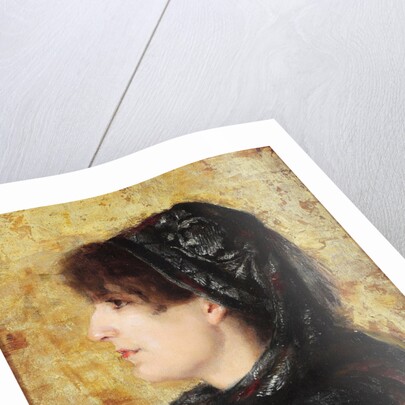 Portrait of Naile Hanim by Osman Hamdi Bey