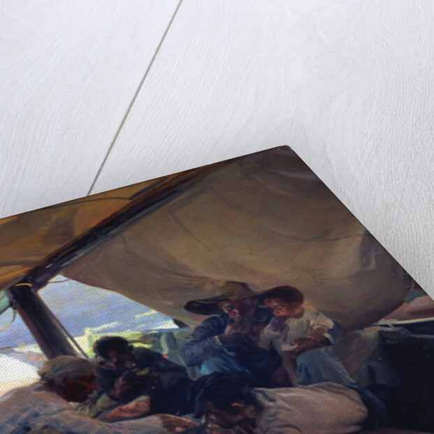 Lunch on the boat by Joaquín Sorolla y Bastida