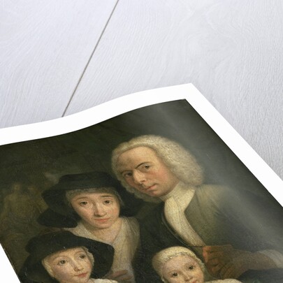 Self-portrait with Suzanna van Bommel and Two Daughters by Hendrik Spilman