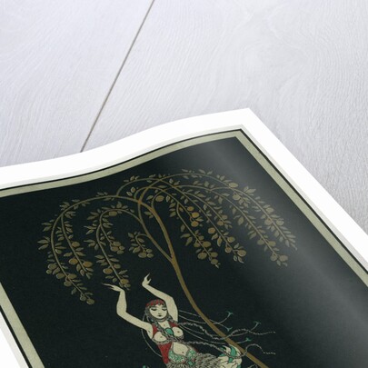 Tamara Karsavina in the ballet The Firebird by I. Stravinsky by George Barbier