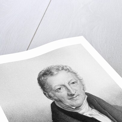 Portrait of Thomas Robert Malthus by John Linnell