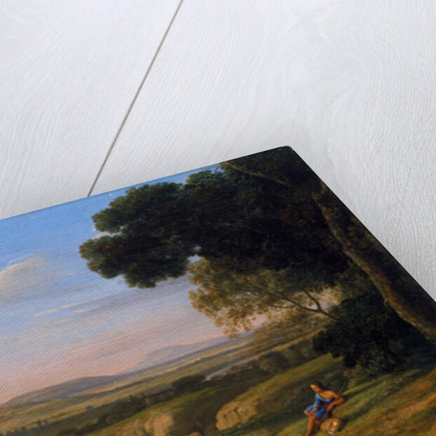 River landscape with Goatherd by Claude Lorrain