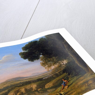 River landscape with Goatherd by Claude Lorrain