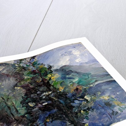 Jochberg at the lake of Walchensee by Lovis Corinth