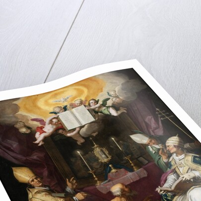 The Four Fathers of the Latin Church by Abraham Bloemaert