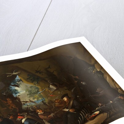 Calvin in Hell by Egbert van Heemskerk the Younger