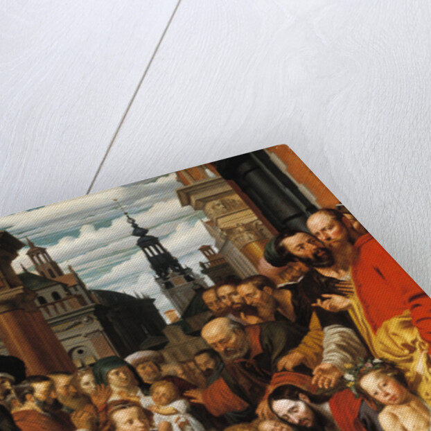 Let the little children come to me by Werner Jacobsz. van den Valckert