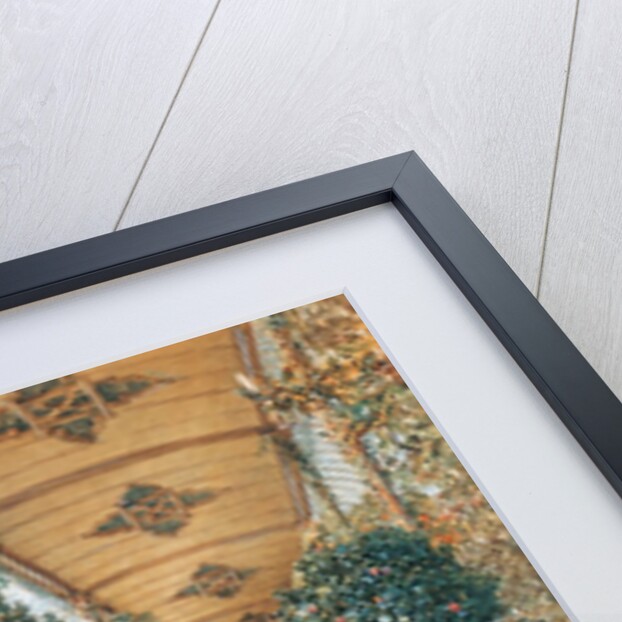 Interior of the Palm House of Lednice Palace by Rudolf von Alt