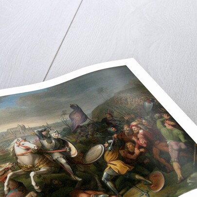Duke Erich von Calenberg rescues Emperor Maximilian in the Battle at Regensburg in 1504 by Johann Christian Riepenhausen