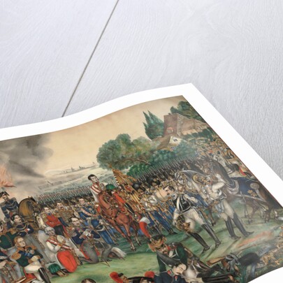 A Sacred Moment after the Battle of the Nations on October 18, 1813 by Anonymous