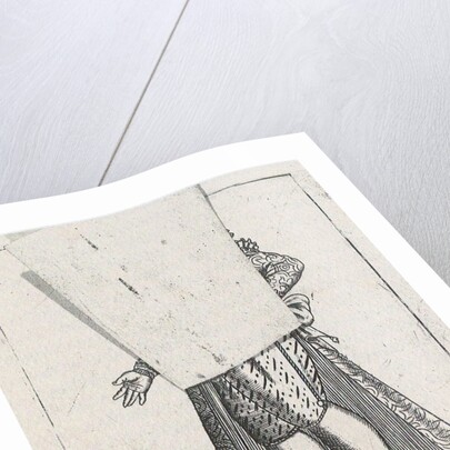 Venetian Courtesan, From: Diversarum nationum habitus by Pietro Bertelli