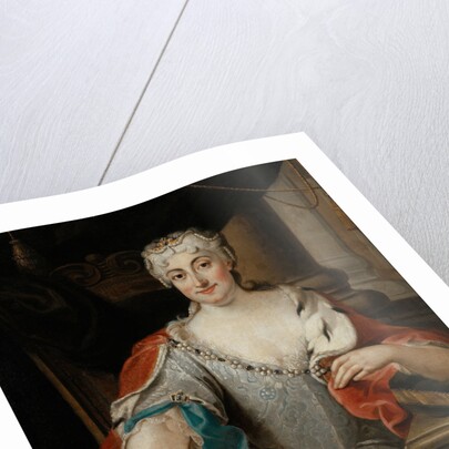 Portrait of Maria Clementina Sobieska by Pier Leone Ghezzi