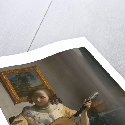 The Guitar Player by Jan Vermeer
