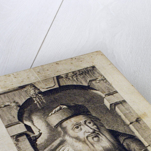 Portrait of David Oppenheim, chief rabbi of Prague by Johann Balzer