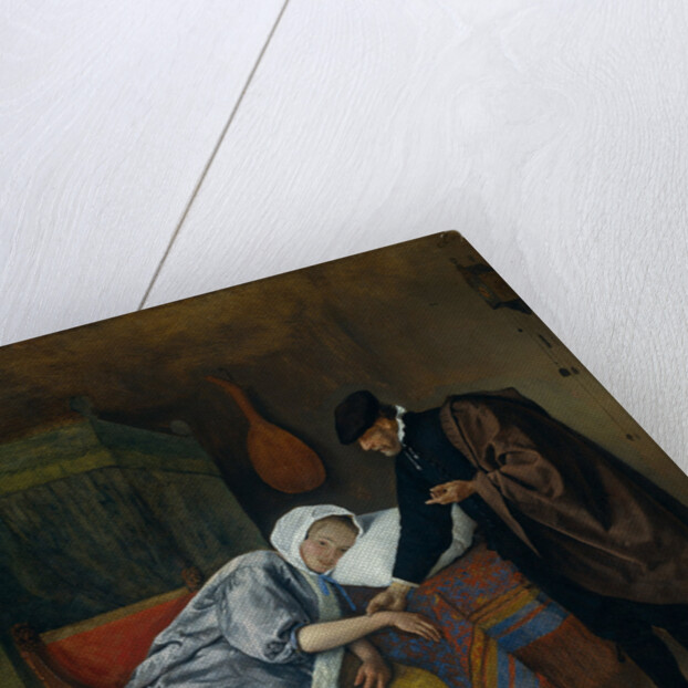 Sick Woman by Jan Havicksz Steen