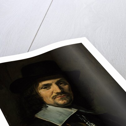 Portrait of the painter Jan Asselijn by Frans I Hals
