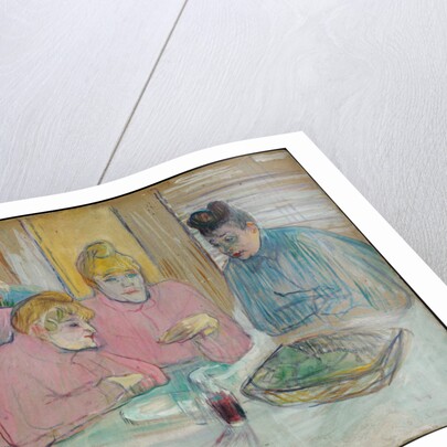 The Ladies in the Dining Room by Henri de Toulouse-Lautrec