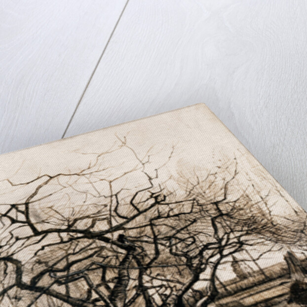 The Parsonage Garden at Nuenen in Winter by Vincent van Gogh