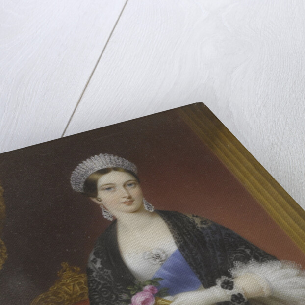 Queen Victoria in the Royal Box at the Drury Lane Theatre in November 1837 by Sophie Liénard