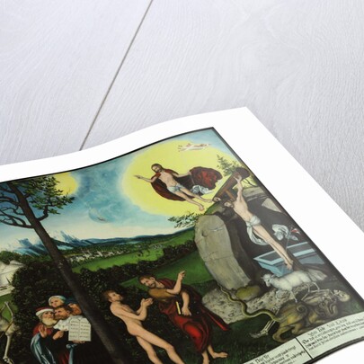 Damnation and Redemption. Law and Grace by Lucas Cranach the Elder