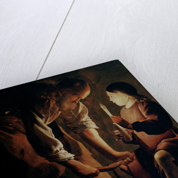 Saint Joseph, the Carpenter by Georges de La Tour