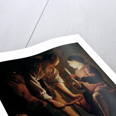 Saint Joseph, the Carpenter by Georges de La Tour