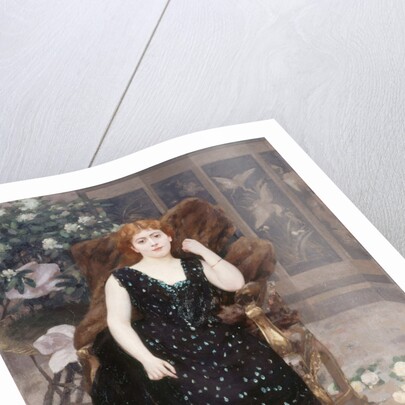 Portrait of Jane Hading by Alfred Philippe Roll