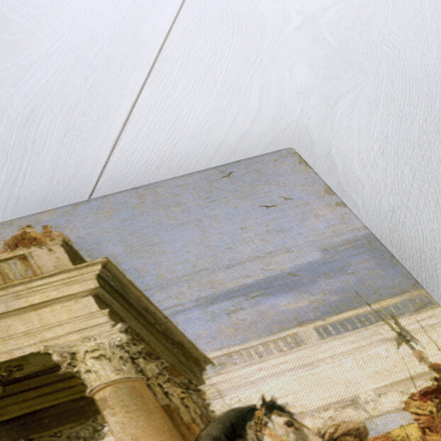 Alexander taming Bucephalus by Giambattista Tiepolo