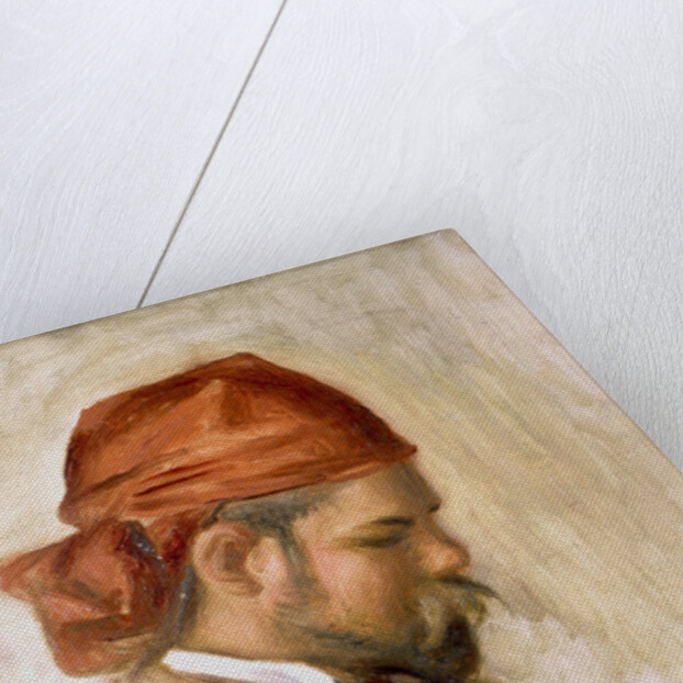 Ambroise Vollard in a Red Bandana by Pierre Auguste Renoir