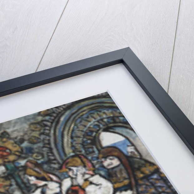 Illustration for the Fairy tale of the Tsar Saltan by A. Pushkin by Sergei Vasilyevich Malyutin