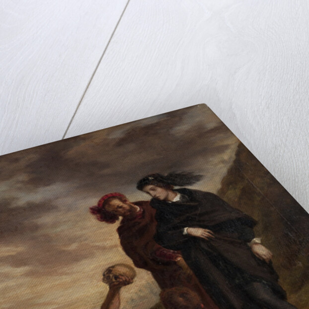 Hamlet and Horatio in the Graveyard by Eugène Delacroix