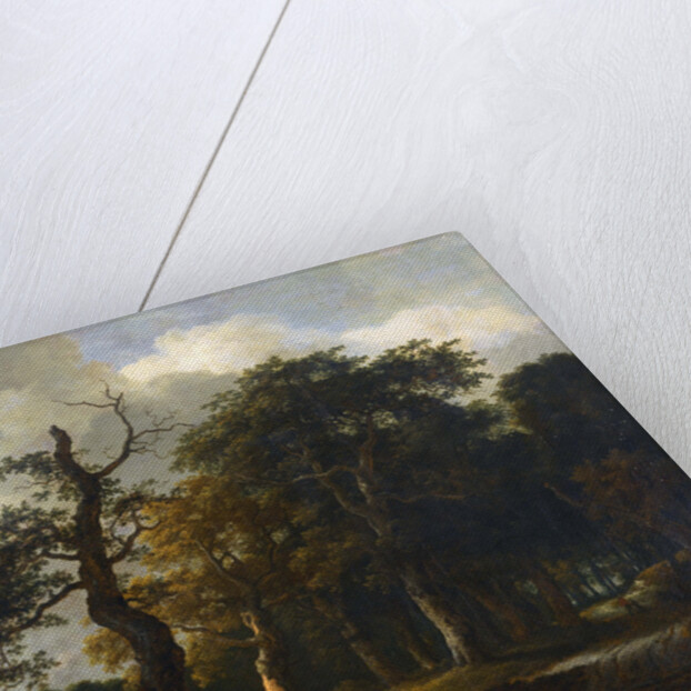 A Road through an Oak Wood by Jacob Isaacksz van Ruisdael